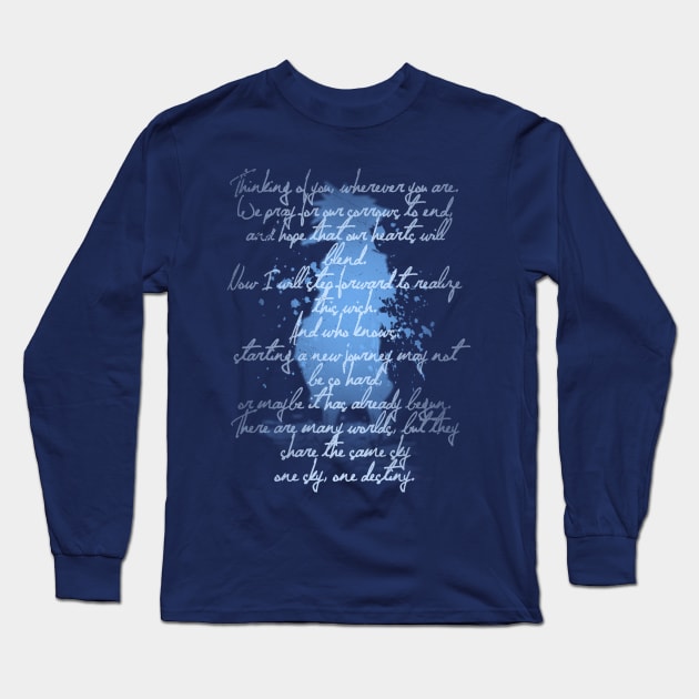 One sky,one destiny Long Sleeve T-Shirt by Pescapin